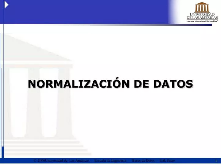 normalizaci n de datos