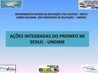 a es integradas do proinfo ne seduc undime