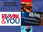 LEVERAGING SOCIAL MEDIA - slide 1