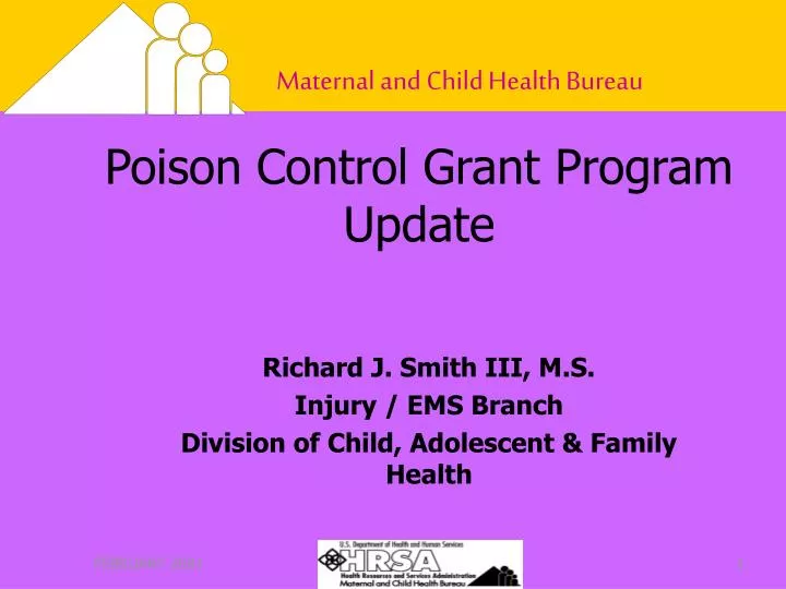poison control grant program update
