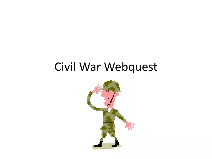 civil war webquest