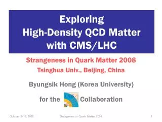 Exploring High-Density QCD Matter with CMS/LHC