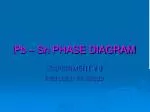 Pb – Sn PHASE DIAGRAM - slide 1