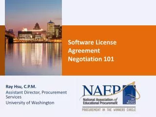 Software License Agreement Negotiation 101
