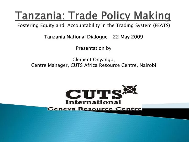 tanzania trade policy making