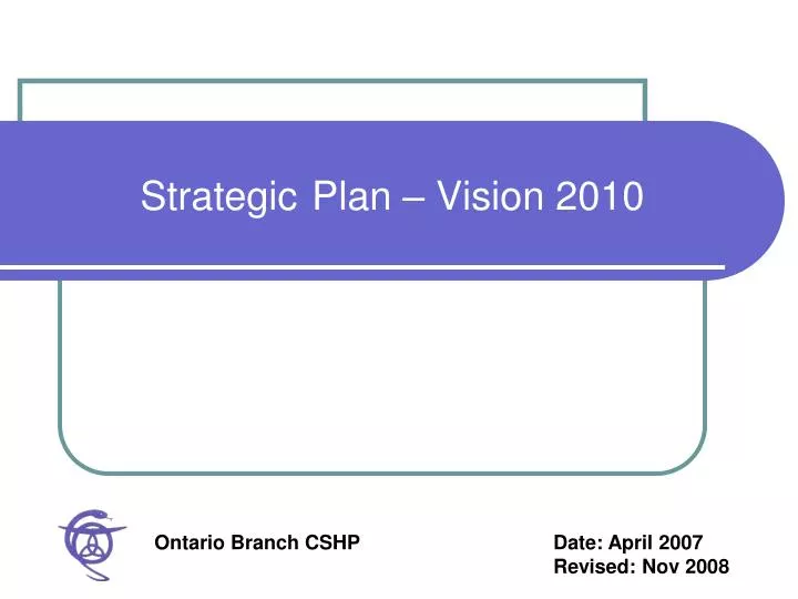 strategic plan vision 2010