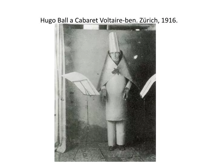 hugo ball a cabaret voltaire ben z rich 1916
