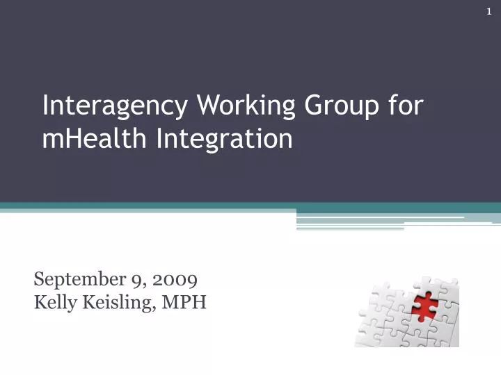 interagency working group for mhealth integration