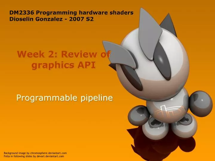 week 2 review of graphics api