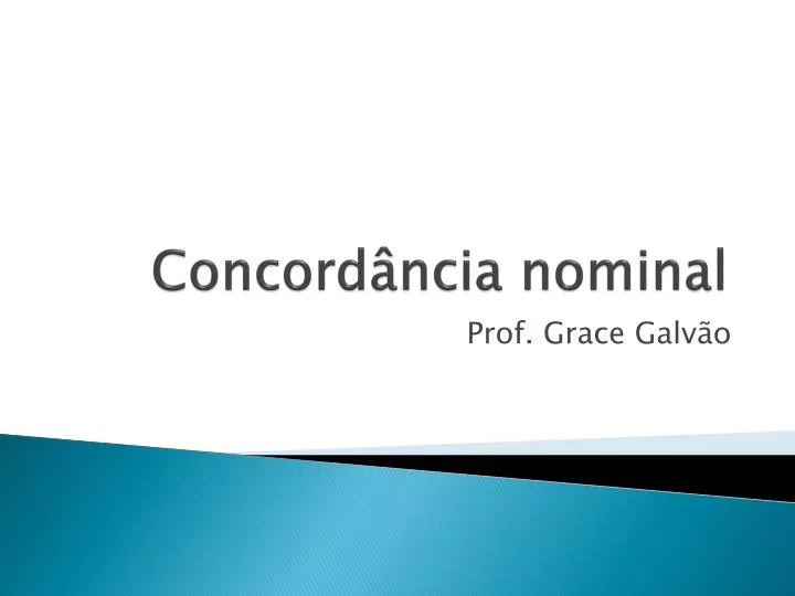 concord ncia nominal