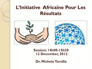 l initiative africaine pour les r sultats