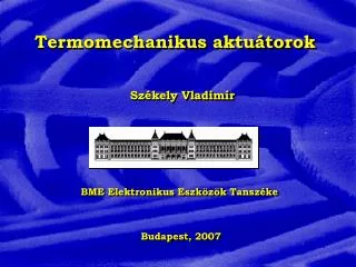 termomechanikus aktu torok