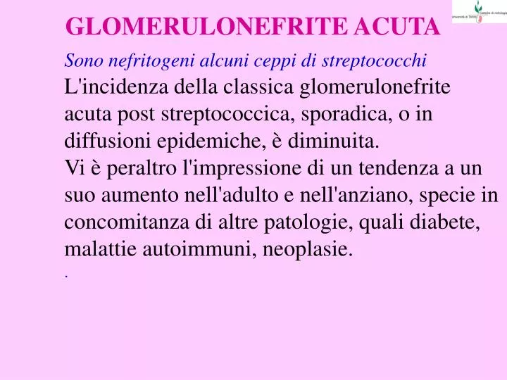 glomerulonefrite acuta