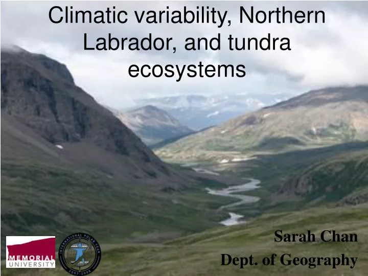 climatic variability northern labrador and tundra ecosystems