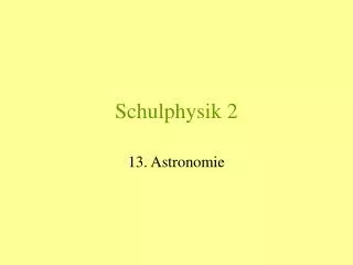 schulphysik 2