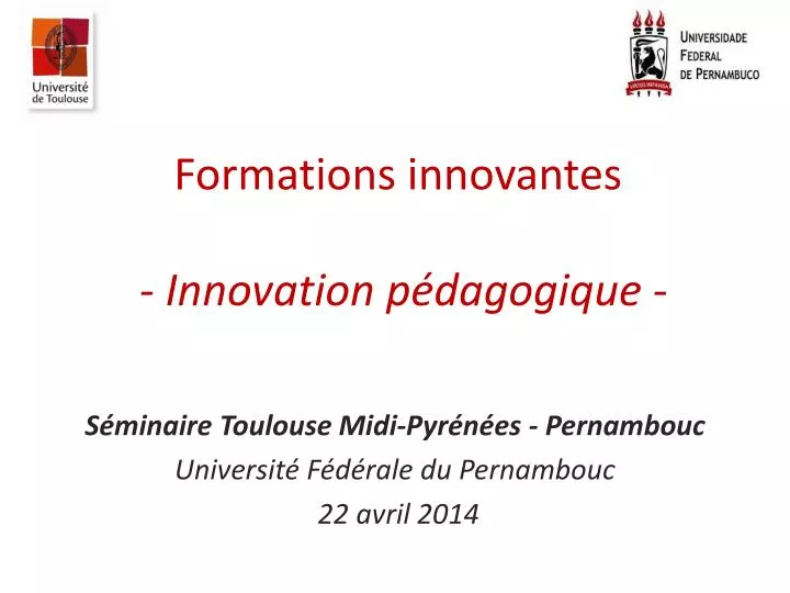 formations innovantes innovation p dagogique