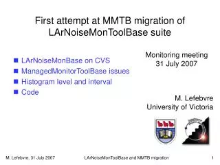 First attempt at MMTB migration of LArNoiseMonToolBase suite