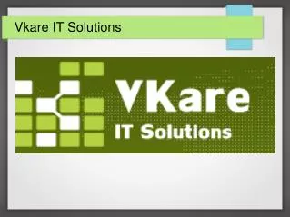 VKare IT Provides Web Solutions in India