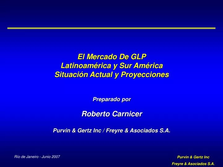 el mercado de glp latinoam rica y sur am rica situaci n actual y proyecciones