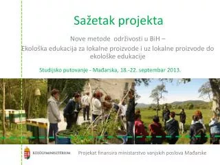 sa etak projekta