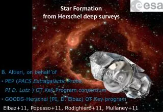 Star Formation from Herschel deep surveys