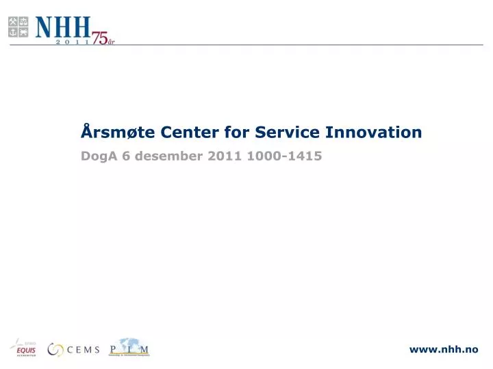rsm te center for service innovation