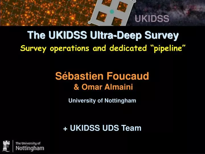 the ukidss ultra deep survey survey operations and dedicated pipeline