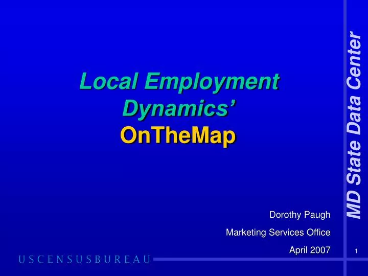 local employment dynamics onthemap