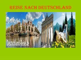 reise nach deutschland