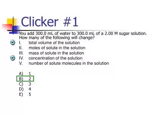 Clicker #1