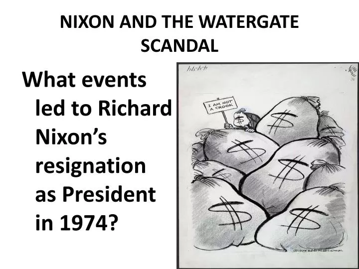 nixon and the watergate scandal