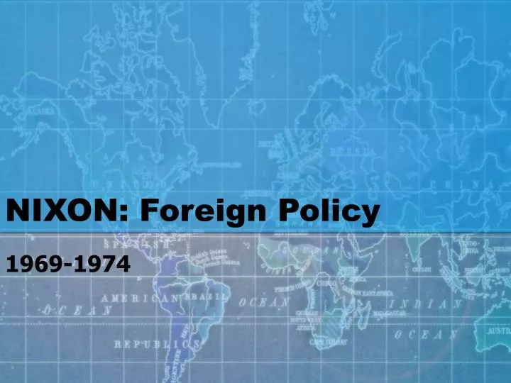 nixon foreign policy