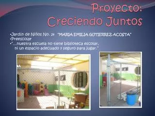 proyecto creciendo juntos