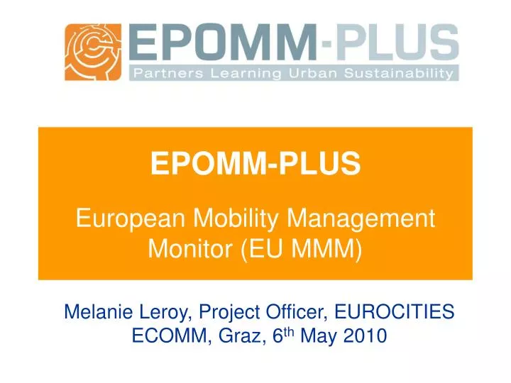 epomm plus european mobility management monitor eu mmm