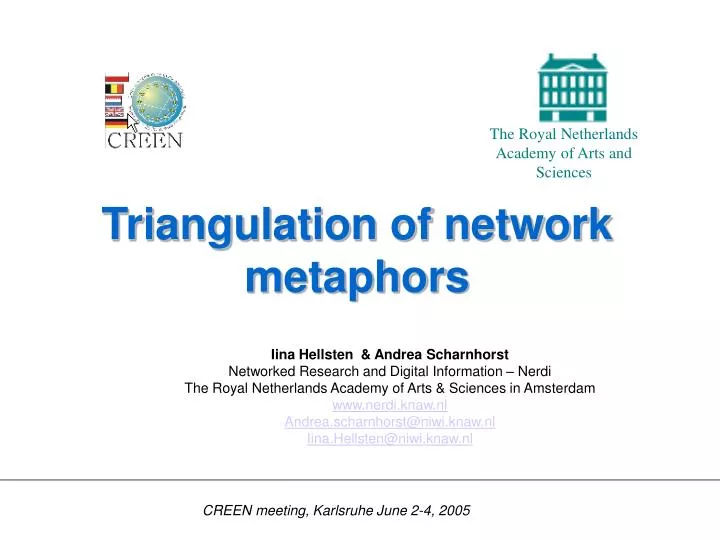 triangulation of network metaphors