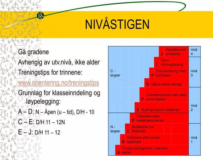 niv stigen