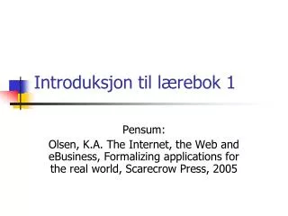 introduksjon til l rebok 1