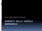 Composti della chimica inorganica - slide 1