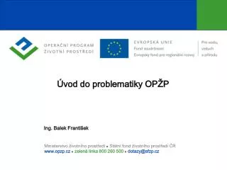 vod do problematiky op p