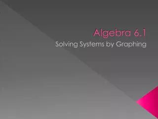 Algebra 6.1