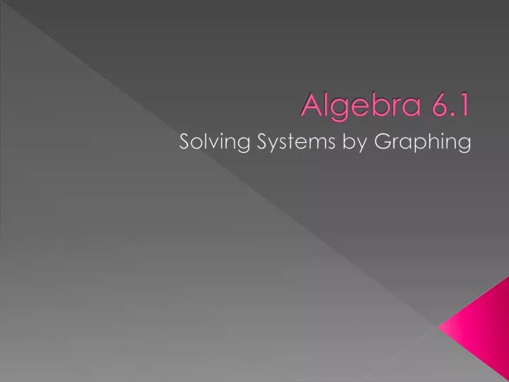 algebra 6 1