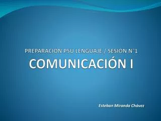 preparaci n psu lenguaje sesi n n 1 comunicaci n i