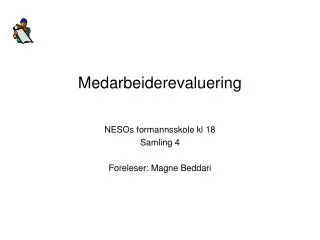 medarbeiderevaluering