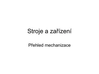 stroje a za zen