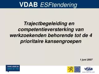 vdab esftendering