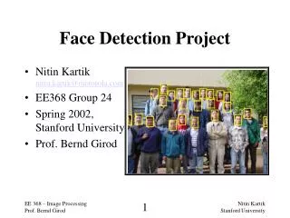 Face Detection Project