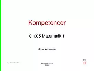 kompetencer