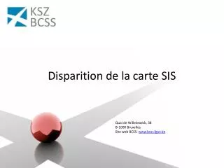 disparition de la carte sis