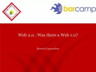 Web 2.0.. Was there a Web 1.0?
