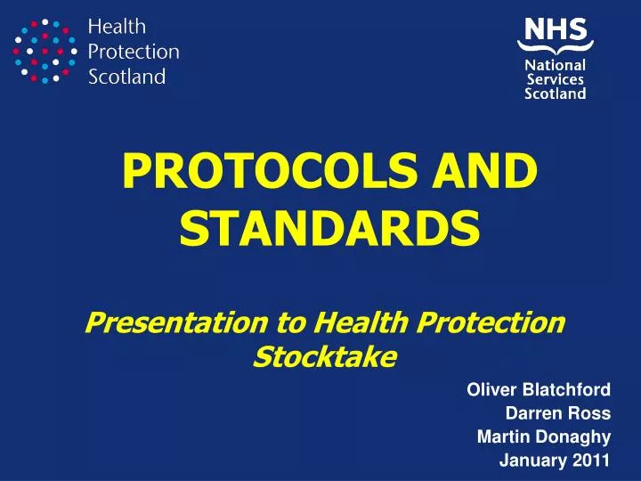 protocols and standards